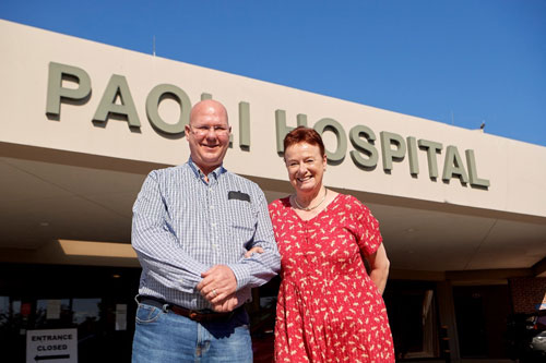 Dr. Joyce and Brad Lamson-Scribner